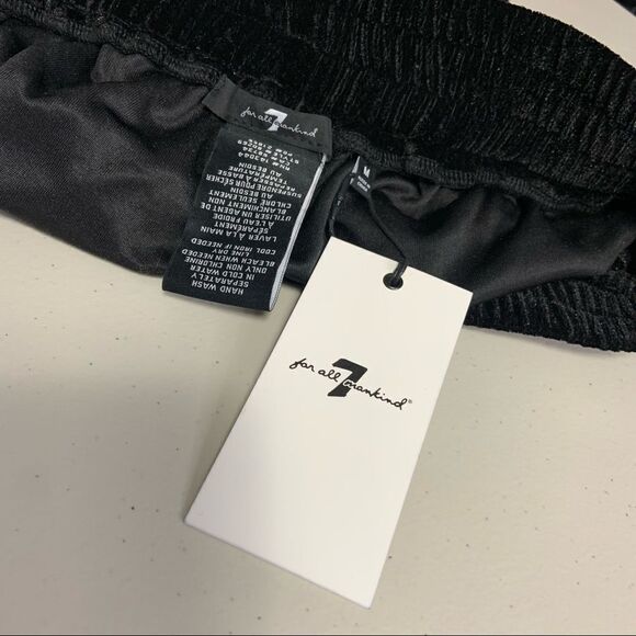 🆕 7 For All Mankind velvet jogger-style track pants - Picture 5 of 9